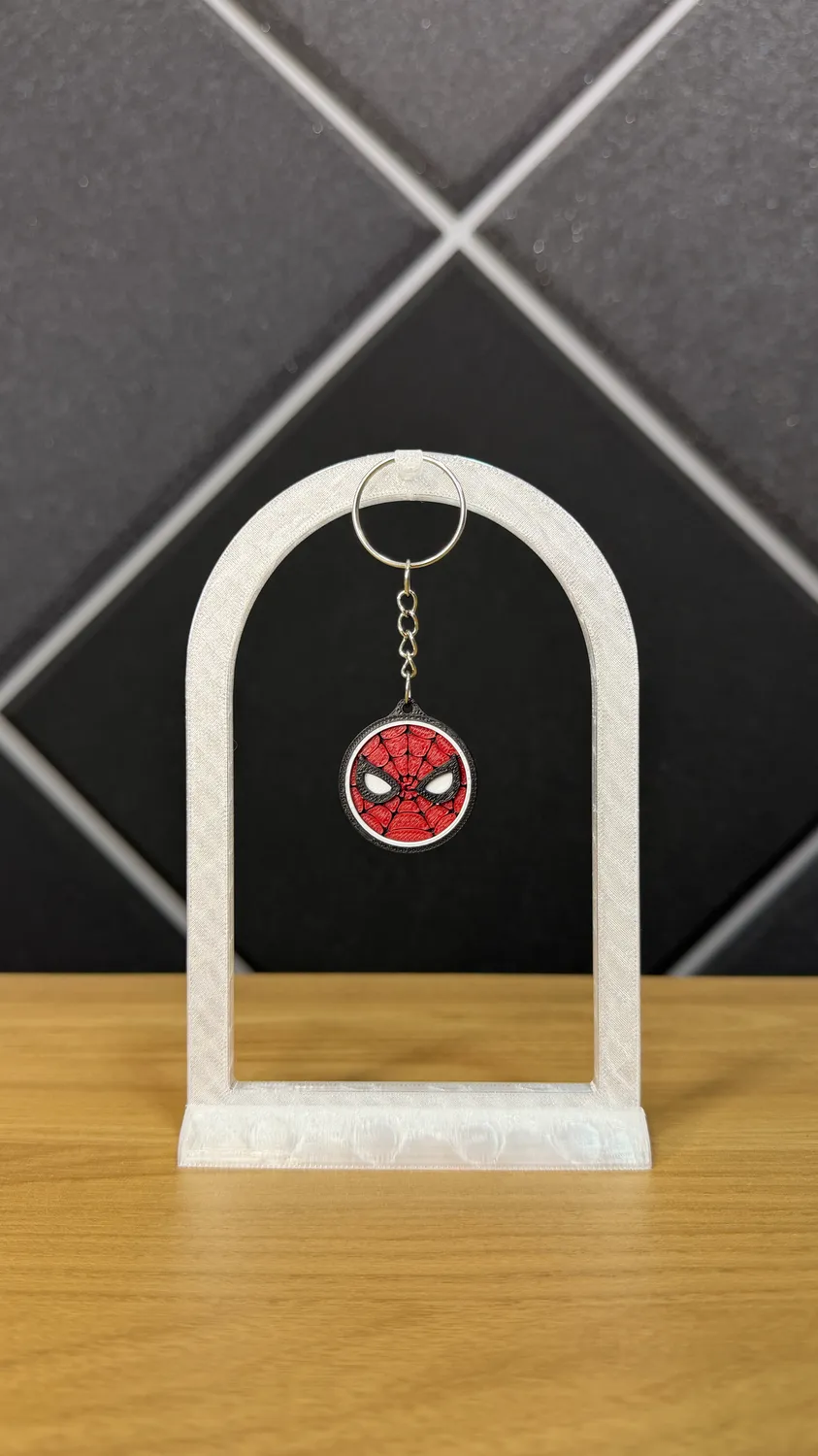 Chaveiro do Homem-Aranha impresso em 3D